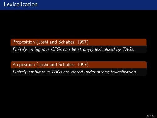 Lexicalized Tree-Adjoining Grammars (LTAG) - ad-teaching.infor...