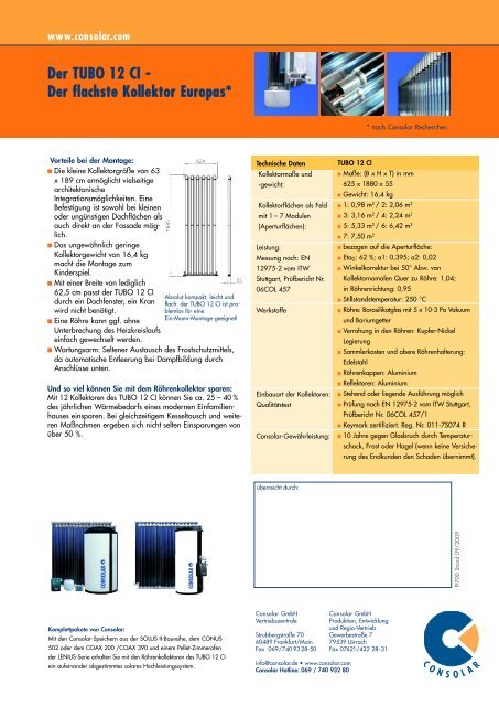 TUBO 12 CI - Häring Solar GmbH