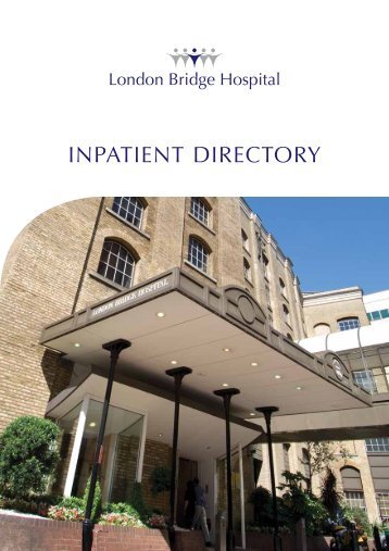 INPATIENT DIRECTORY - London Bridge Hospital