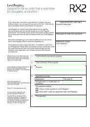 Download example form RX3 - Application to cancel ... - Land Registry