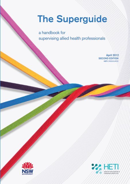 a handbook for supervising allied health professionals - HETI - NSW ...