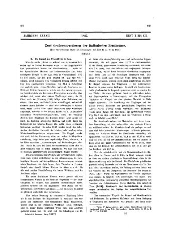 06. Zeitschrift fÃ¼r Bauwesen XXXVII. 1887, H. X-XII= Sp. 481-620