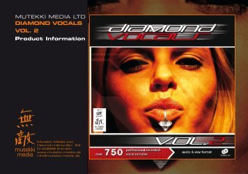 Mutekki Media - Diamond Vocals Vol. 2 - Loopmasters