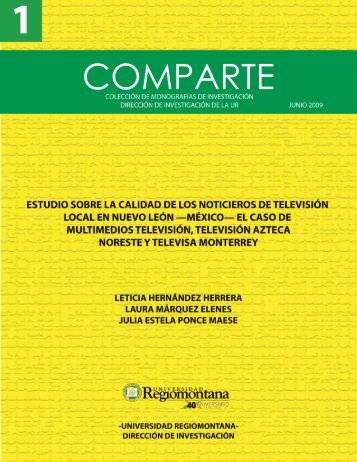 Estudio Sobre la Calidad de los Noticieros de TelevisiÃ³n Local en ...