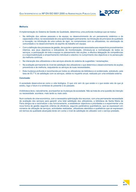 Guia Interpretativo da NP EN ISO 9001:2000 na AdministraÃ§Ã£o ...