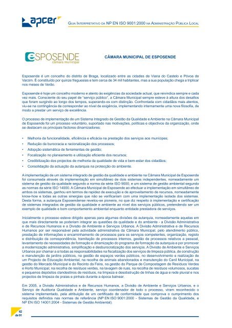 Guia Interpretativo da NP EN ISO 9001:2000 na AdministraÃ§Ã£o ...