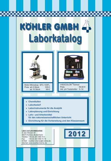 2012 Laborkatalog Laborkatalog - Köhler