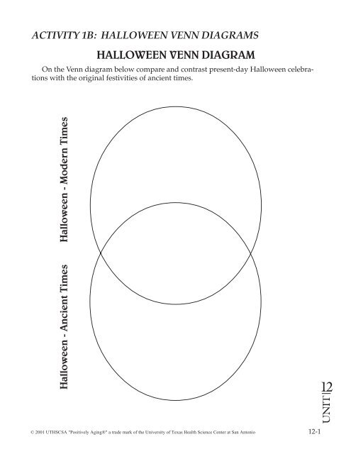 halloween venn diagram the university of texas health compare and contrast venn diagram with lines