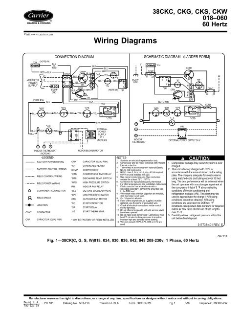 Wiring Diagrams - Carrier