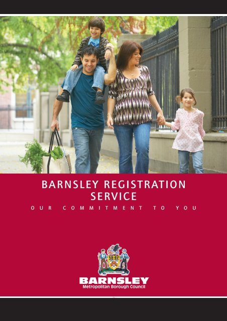 BARNSLEY REGISTRATION SERVICE - Barnsley Council Online