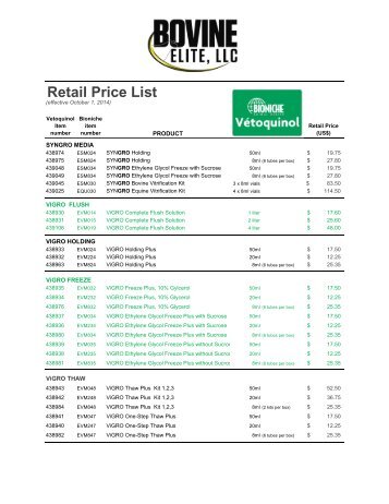 PDF Format - Bovine Elite, LLC