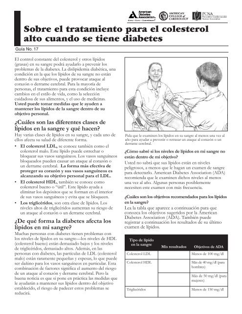 niveles de LDL en diabetes