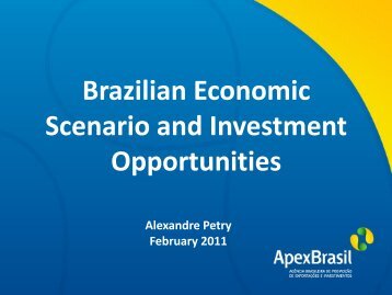 Brazilian Economic Scenario and Investment Opportunities