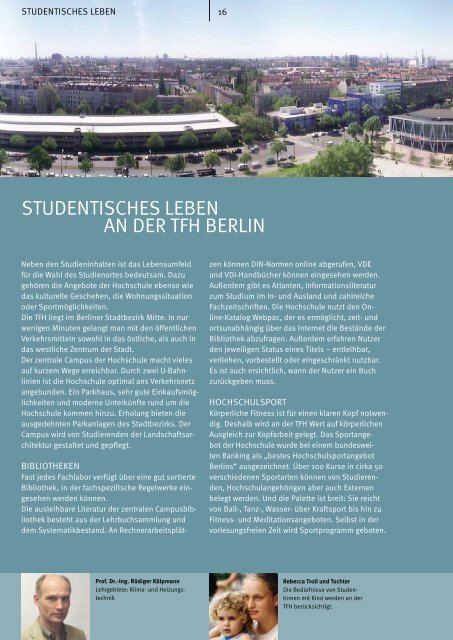 Gebäude - Beuth Hochschule für Technik Berlin