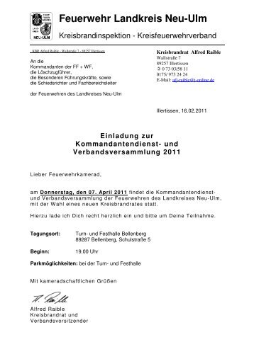 Feuerwehr Landkreis Neu-Ulm - Kreisfeuerwehrverband und ...