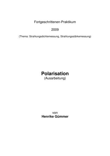 Gümmer - Polarisation