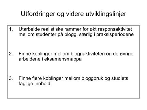 Terje Fagerbakk - Norgesuniversitetet