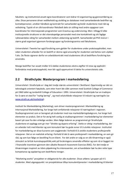 Rapport - Norgesuniversitetet