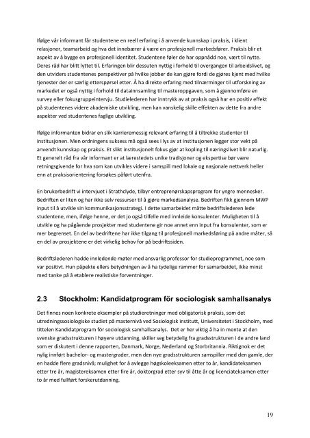 Rapport - Norgesuniversitetet