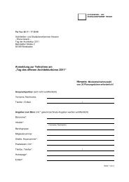 Vorlage Anmeldeformular TdoB 2011 - akh.de - Vergabe + ...