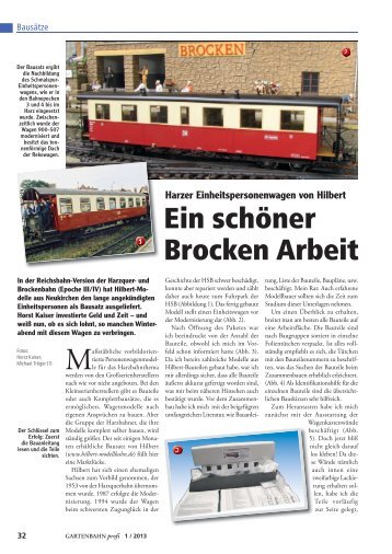 Ein schÃ¶ner Brocken Arbeit - Horsts Gartenbahn Hamm