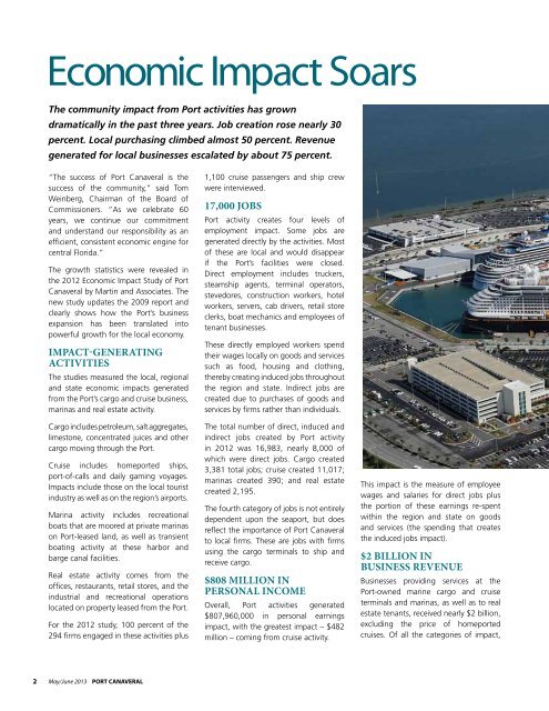 May/June 2013 pdf - Port Canaveral