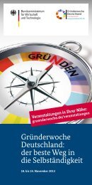 pdf, 525 KB - GrÃ¼nderwoche Deutschland 2013