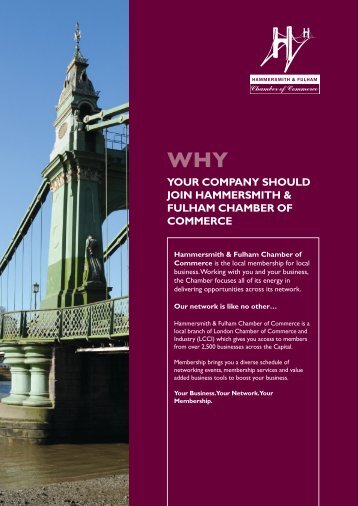 membership brochure - London Chamber of Commerce and Industry