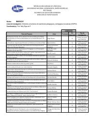 Proyecto ACEPAI - Decanato de EducaciÃ³n Avanzada - Universidad ...