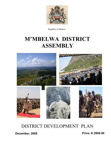 mzimba district development plan 2007-2010(final) - Scotland ...