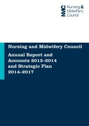 NMC Annual Report and Accounts 2013 - 14