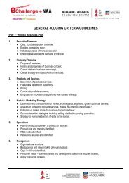 Concept Proposal Round - Judging Score Sheet - Talents@NAA!