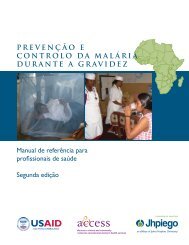 Prevenção e controlo da malária durante a gravidez - ReproLinePlus