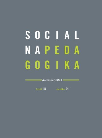 št. 4 - Revija Socialna pedagogika - ZZSP