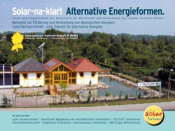 Solar-na-klar! Alternative Energieformen. - Teutloff