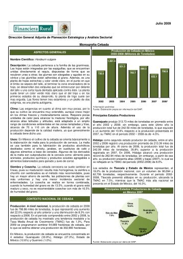 Julio 2009 Monografía Cebada - Financiera Rural