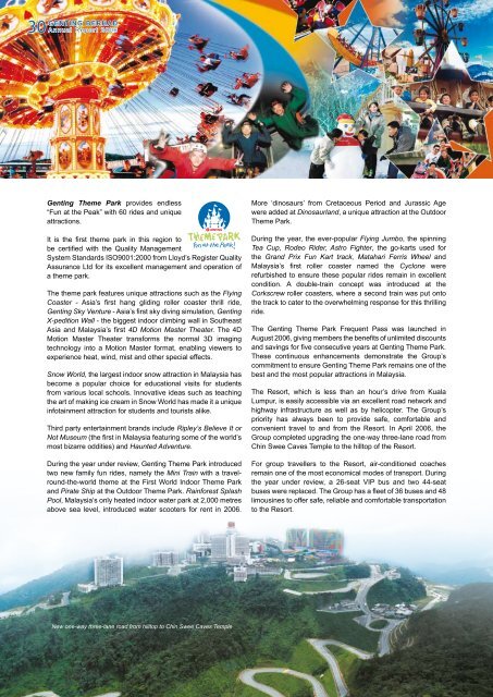 Review of Operations - Genting Group