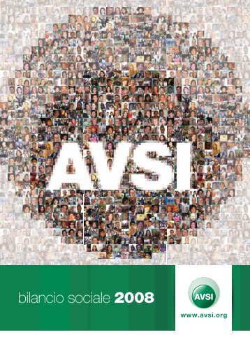 bilancio sociale 2008 - Avsi