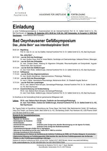 dicke Bein - Artemed - Bad Oeynhausen