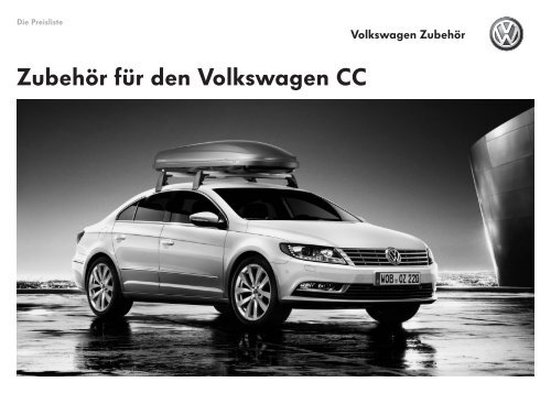 Zubehör für den Volkswagen CC - Volkswagen AG