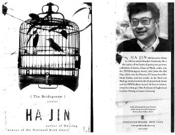 After Cowboy Chicken Came to Town - Ha Jin - The Aspen Writers ...