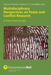 Multidisciplinary Perspectives on Peace and Conflict Research - CSIC