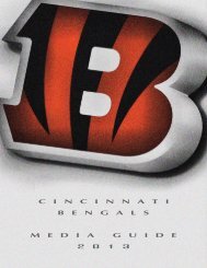 Experience - Bengals Home