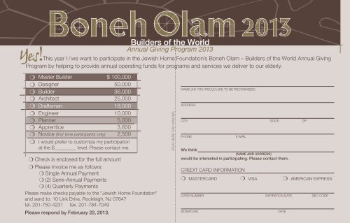 Boneh Olam - Jewish Home Assisted Living