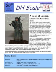 20 th Edition - DH Scale Modeler's Club