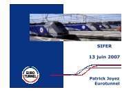 l'approche d'Eurotunnel - I-Trans