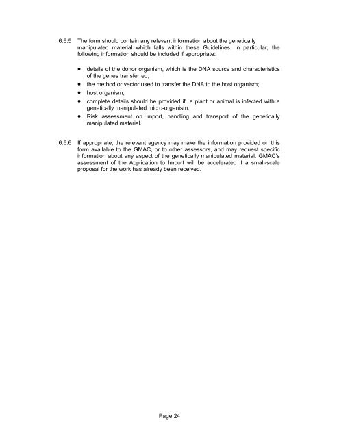 Biosafety Guidelines For Research On Genetically Modified ...