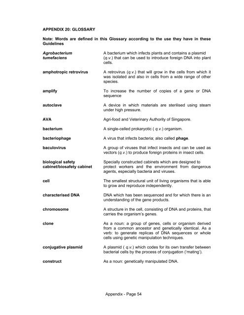 Biosafety Guidelines For Research On Genetically Modified ...