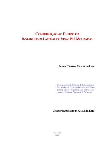 contribuiÃ§Ã£o ao estudo da instabilidade lateral de vigas prÃ© ... - Abcic