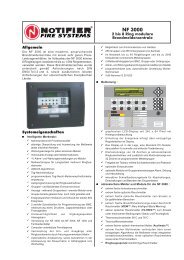 Datenblatt NF 3000 Deutsch - WYM Security Systems